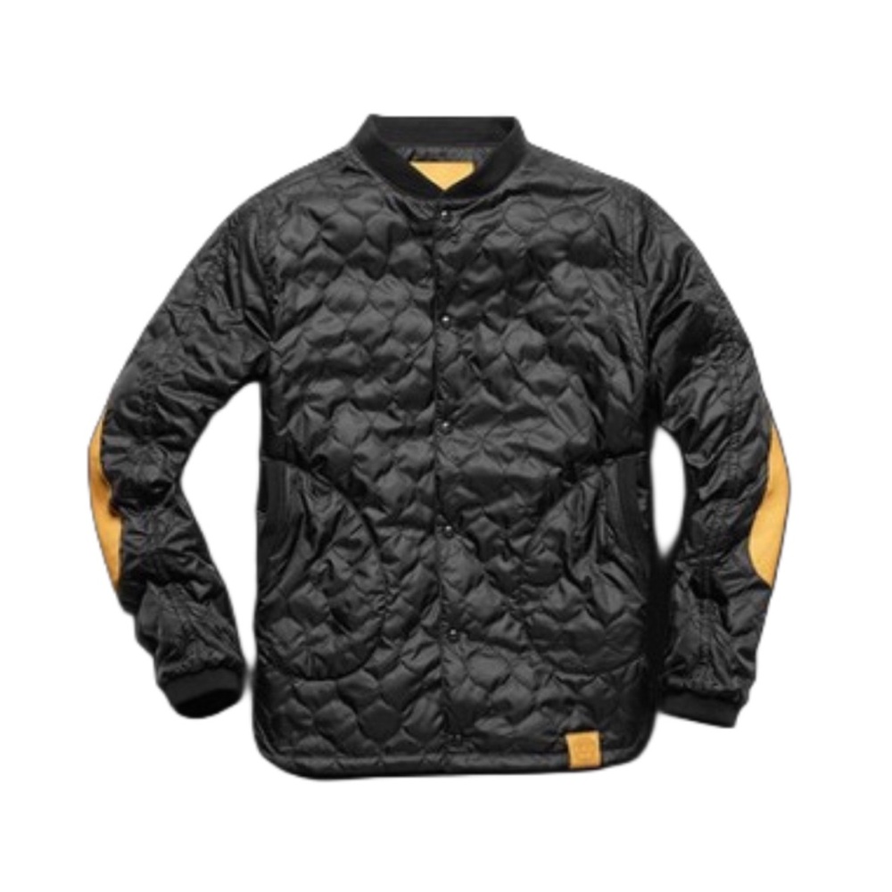 G-STAR x Marc Newsom Limited Edition Quilted Deerskin Bomber Jacket, Black, M